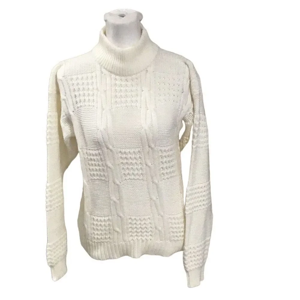 Sweater, The American Line by Stefano Womens Sweater, size small, white pullover - Picture 2 of 5